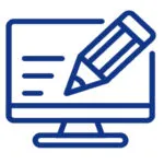 Lektorat & Korrektur + integrierte Barrierefreiheit (Englisch) Pakete Icon Textredaktion